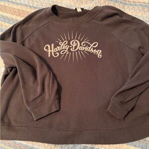 Harley-Davidson Black Crewneck Sweatshirt